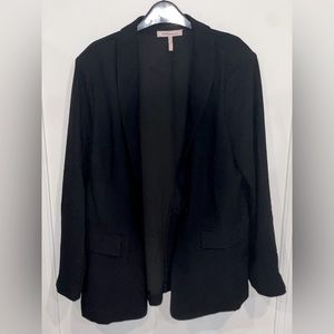 NWOT black one button boyfriend blazer.